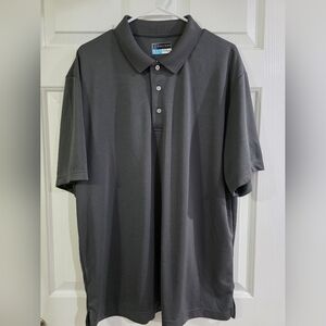 PGA TOUR Men's Golf Gray Polo Shirt